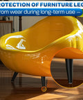 100 Pcs Plastic Furniture Feet With Nail On Glides For Chair Legs Fits 0.6 To 0.7 Inches Low Profile 0.2 Inch Durable
