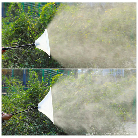 Drift Guard With Flat Sprayer Nozzle For Backpack Sprayers Reduces Fine Droplet Drift With Wind Shield Keeps Plants Safe Easy Install Small Drift Guard Crystal Clear spraying in garden