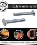 T Slot Bolt Set 20 Pack Two And A Quarter Inch Tee Bolts For Woodworking And T Track Jig Bolts For Router Jigs And Fixtures