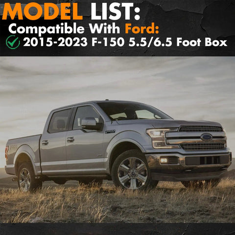 Ford F-150 truck compatible with Left And Right Tailgate Bumper Stopper Rubber Bushing For Ford F150 2015 To 2022 Upgraded Heavy Duty