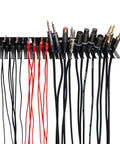 Wall Mount Cable Organizer With 19 Slots For 5 To 9 Mm Cables That Keeps Audio And Computer Cables Neat And Organized