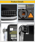 Hour Meter Service Module For Tractor Dash Readout Fits LT42 LT46 XT1 XT2 SLX50 And More Replacement 92506427A 72506427A 72506427 Easy Plug And Play EFI Tractor Upgrade, rear connector view