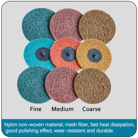 58 Piece 3 Inch Quick Change Sanding Disc Set For Die Grinder Surface Prep And Finishing With Aluminum Oxide Abrasives Pro Grade