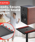 Speaker Stand Set for Play 1 and Play 3, Adjustable 26 to 52 Inch Height with anti-slip pads for secure speaker placement