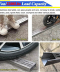 Beefy Heavy Duty Stainless Outdoor Trench Drainage Kit With Slim Low Profile Grate for Courtyard Lawn and Driveway installation