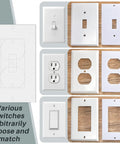 Premium Wall Outlet Insulation Foam Gaskets And Draft Sealers To Shut Down Those Darn Drafts and keep your pad cozy, various switch types