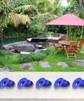 Heavy Duty Plastic Eyelet Kit Round Grommets For Tarp Pool Cover Fastener With Installation Tool To Repair Outdoor Shade Sail Solar Blanket Weather Resistant Rust Free Secure Fit In Blue Green Black Colors on pool cover