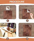 Top Grade Six Piece Acrylic Router Templates For Nailing Perfect Charcuterie Board Handles used for tracing curves on wood stencils.