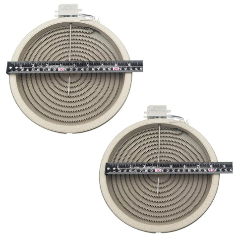 8 Inch Electric Range Radiant Burner Element Replacement For Model Specific Ranges Not Universal, dual element view