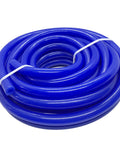 Coiled Heavy Duty Silicone Vacuum Hose 1/4 Inch ID, 10 Foot Roll, High Temperature Up To 500F, 60 PSI Max Pressure, Blue