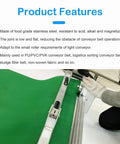 Person using 12 Inch U1 Conveyor Belt Splicer With Stainless Steel Wire Hooks And PVC Joint Buckles, Heavy Duty Belt Fastener Kit for belt repair.