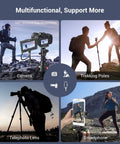 Beast 71 Inch Foldable Aluminum Camera Tripod With Detachable 360 Degree Ball Head used with camera, trekking poles, telephoto lens, smartphone