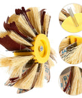 Sisal Sandpaper Buffing Wheel For Wood Furniture Groove Lines Polishing and Surface Prep to Boost Your Workflow.