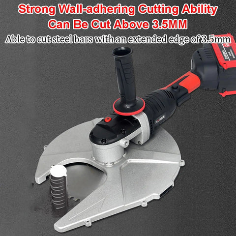 Tough Cordless Power Rig That Slays Through Steel Bars And Piping Without Breaking A Sweat includes auxiliary handle for precision cuts.