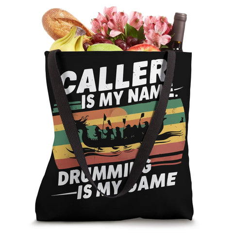 Dragon Boat Racing Paddler Tote Bag For Men And Women Dragonboating Gear Perfect For Paddling Crew And Team Members Carry Your Essentials On Race Day Or At The Festival In Style with groceries and flowers inside