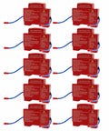 No Fear Panel Fires Auto Trigger Red Safety Gear Heat Beater Flame Nuker Zero Worries Quick Cool Down Tech for Electric Boards Professional Grade Smoke Eliminator Wall Mount Solution in a row on a white background.