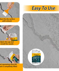 Steps to apply Self Leveling Concrete Crack Filler For Driveways And Roofs DIY Friendly Quick Drying Cement Crack Repair Sealant