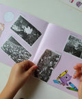 Instant Print Paper Refill Set For Kids Camera 57mm Wide Thermal Paper Rolls 2.25 Inch BPA Free Includes 3 Regular Rolls And 2 Adhesive Rolls For Easy Snap Prints Up To 300 Photos, photo album with printed pictures