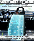 Jintvo Industrial Steam Cleaner With 110 Degrees High Temp And 3.5L Tank, Professional Steam Washing Machine for car interior cleaning.