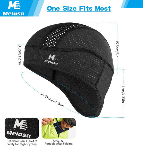 Cooling Skull Cap Helmet Liner With Neck Extension Sun Protection Stay Cool Breathable Mesh Sweat Cap For Hard Hats