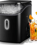 Nugget Ice Maker Countertop With Soft Chewable Pebble Ice, One-Click Operation, Self-Cleaning, Delivers 33 Lbs Per Day for Home