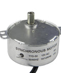 12V AC Synchronous Motor TYD-50 With 10-12 RPM, 11mm Flush Shaft, CW Fixed Rotation, low power, compact design