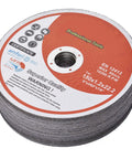 Six Inch Cut Off Wheel Set 0.045 Inch Thick Seven Eighths Inch Arbor 100 Pack For Metal And Stainless Steel Cutting Discs