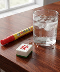4Pc Waterproof Paint Markers Set For Mahjong Tiles And Hobby Repairs, Extra Fine Tip, Quick Dry Formula, Works On Plastic And Rocks, Fillable Paint Pens For Game Accessories And Tiny Details, marker beside wet Mahjong tile