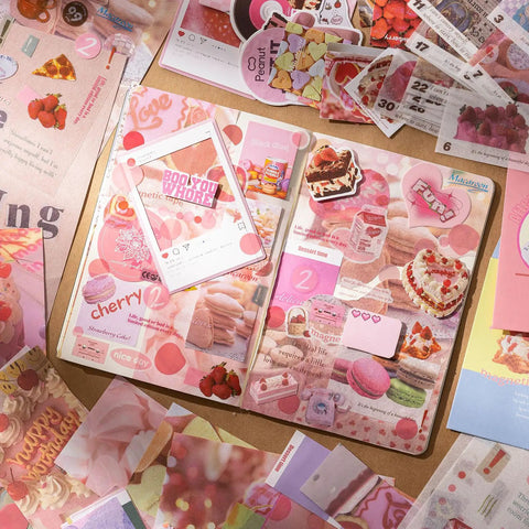 Starter Scrapbook Kit With Aesthetic Ephemera And Junk Journal Supplies For Scrapbooking And Journaling Fans Including Newbies layout