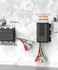12V 40A DC-DC Battery Charger With MPPT Solar Controller Dual Input Smart Charger For LiFePO4 And Other Lithium Batteries sizes shown