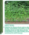 25 Pack 58 Inch Steel Garden Stakes With Plastic Coating For Climbing Plants And Tomatoes supporting green plants