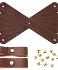Six Piece Breakaway Halter Replacement Straps For Horses Leather Brown Tough Breakaway Halter Straps Set Easy Fit High Quality