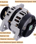 2000W DC Permanent Magnet Generator Brushless Belt Operated For Off Grid Power 36V 48V 60V 72V Output With Stable Low Speed