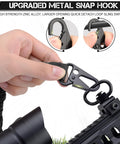 Adjustable Two Point Rifle Sling Dope Rugged Nylon Strap With Metal Hook For Hunting Shotgun And Camera Gear Outdoor