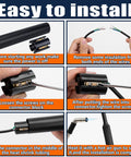 Underground Wire Splice Kit For Direct Burial Heavy Duty Cable Connector Set With Heat Shrink Tubing Fits 14 3 To 8 3 Range waterproof seal