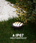 Low Voltage LED Well Lights Set 4W 12V 200 Lumens In Ground Deck Step Garden Lighting 2800K Warm White Brown Aluminum
