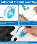 Must-Have Half Inch NPT To Barbed Elbow And Straight Swivel RV Water Pump Fittings Kit With 360 Degree Swivel Adapters, Fits One Half Inch Outlet Pumps, Includes Thread Seal Tape Pex Female Fittings Four Pack leakproof thread seal tape roll for RV water pump fittings