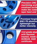 1.5 Inch Wheel Spacers Set Of 4 For 6x139.7mm Bolt Pattern 6 Lug Hubs Hub Centric 106mm Bore precision CNC machined