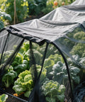 Garden with Dope Black Hexagonal Mesh Mosquito Netting For Balcony And Patio Breathable Polyester Garden Cover over plants