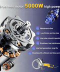Brushless motor 5000W high power design for Heavy Duty 16 Inch Concrete Saw featuring efficient operation and low noise.