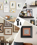 Black metal turn-button picture frame fasteners with screws; 100-pack hardware for hanging photos