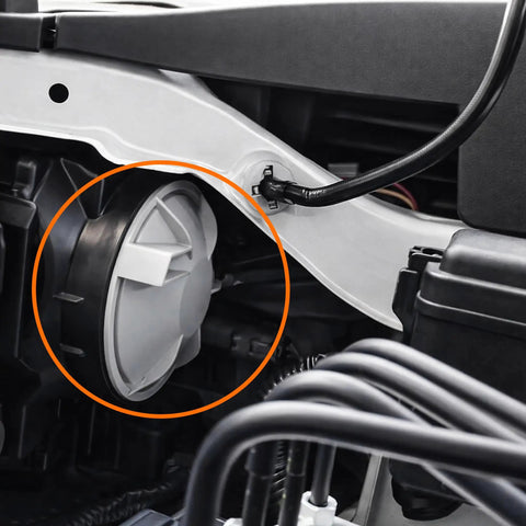 Toyota Highlander Front Headlight Dust Cover Replacement Gray Bulb Extension Cap For 2018 2019 2020 2021 HID Xenon Lamps