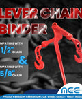 Heavy Duty Lever Snap Binders For Flatbed Trailers One Half To Five Eighths Inch Grade Seventy Transport Chains