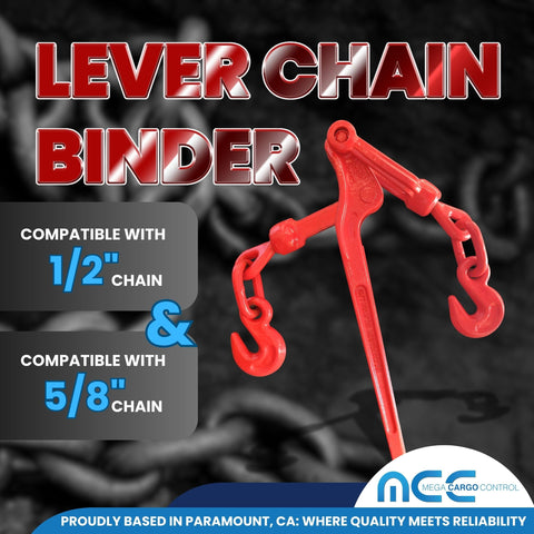 Heavy Duty Lever Snap Binders For Flatbed Trailers One Half To Five Eighths Inch Grade Seventy Transport Chains