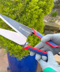 Razorsharp Topiary Shears Pro Grade For Pruning And Shaping Garden Plants Precision High Carbon Steel Blades with Ergonomic Soft Grip Handles