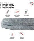 Beefy Heavy Duty Cub Cadet Deck Belt Replacement 108.3 Inch Aramid Cord Drive Belt shown with texture and key features