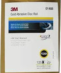 Stikit Gold Aluminum Oxide 8 Inch P220 Sanding Discs Roll Adhesive Backed Tear Off Without Liner 125 Discs Per Roll