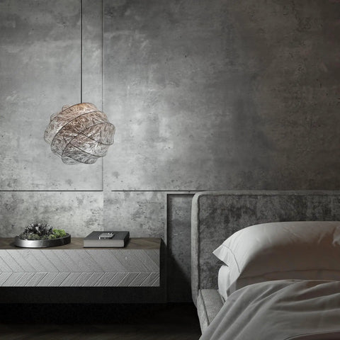 Bedroom with Extra Wide Concrete Texture Peel And Stick Wallpaper Grey Contact Paper 32x394 Inch Matte Thick Adhesive Waterproof Vinyl Wall Sticker For Bedroom And Living Room No Fuss Install on walls