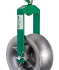 Cable Puller Sheave With Hook Type 24 Inch Welded Steel Construction Delivers Up To 4000 Lb Pulling Power For Real World Job Sites