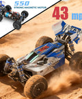 1/14 Scale 4WD RC Car For Adults With Upgraded Metal Chassis And Zinc Alloy Gears Reaches Up To 43 MPH On Off Road Trails